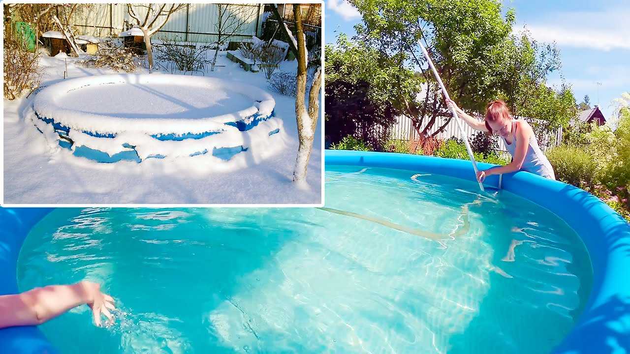 Сливать ли воду из бассейна на зиму