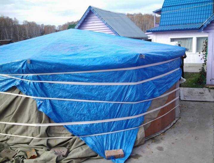 Как хранить надувной бассейн зимой