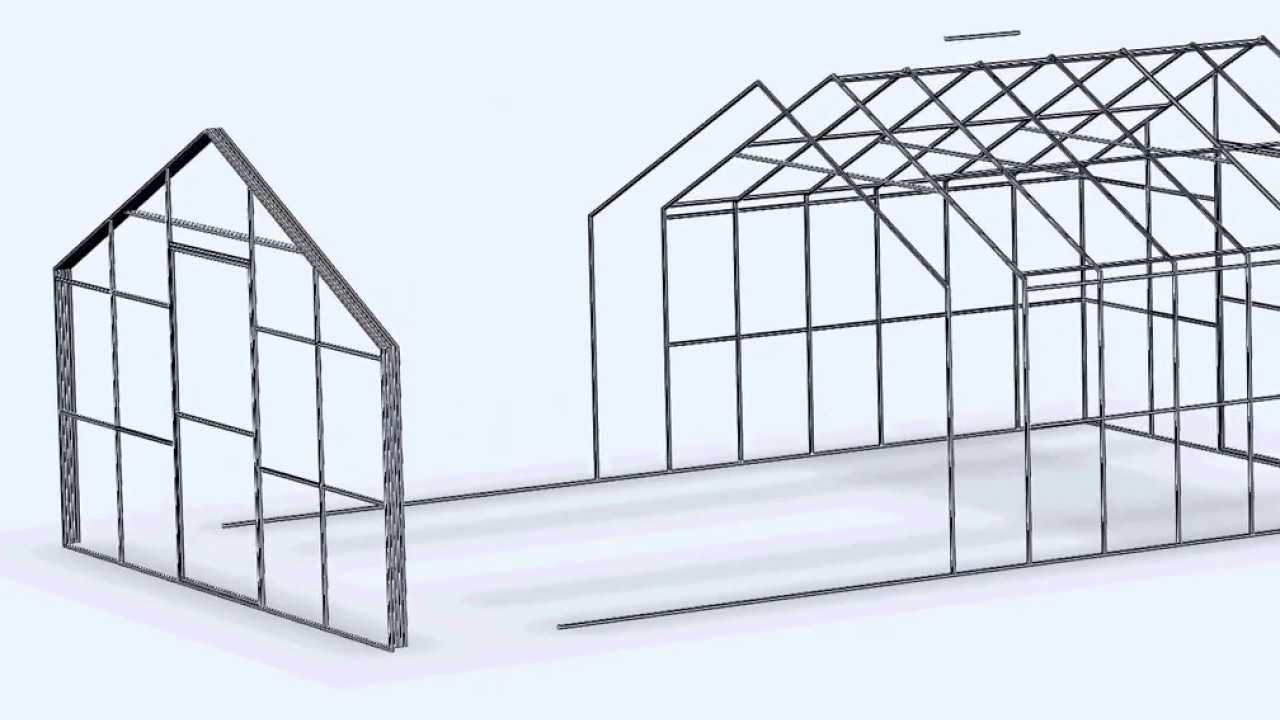 Теплица из профильной трубы 20×20 и 40×20 своими руками. чертежи и фото самодельных теплиц