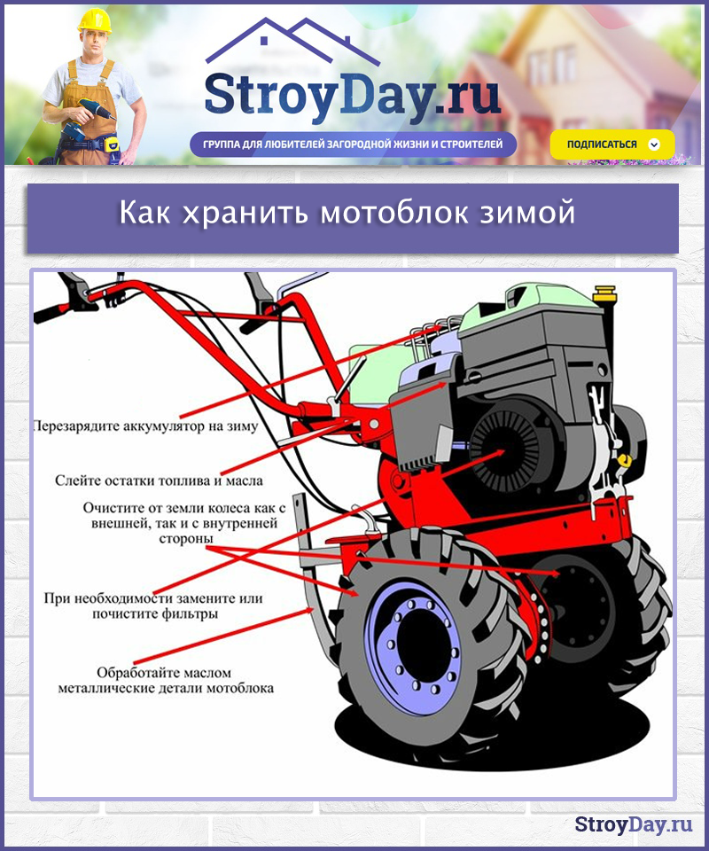 ✅ мотоблок зимой: подготовка и зимнее использование - байтрактор.рф
