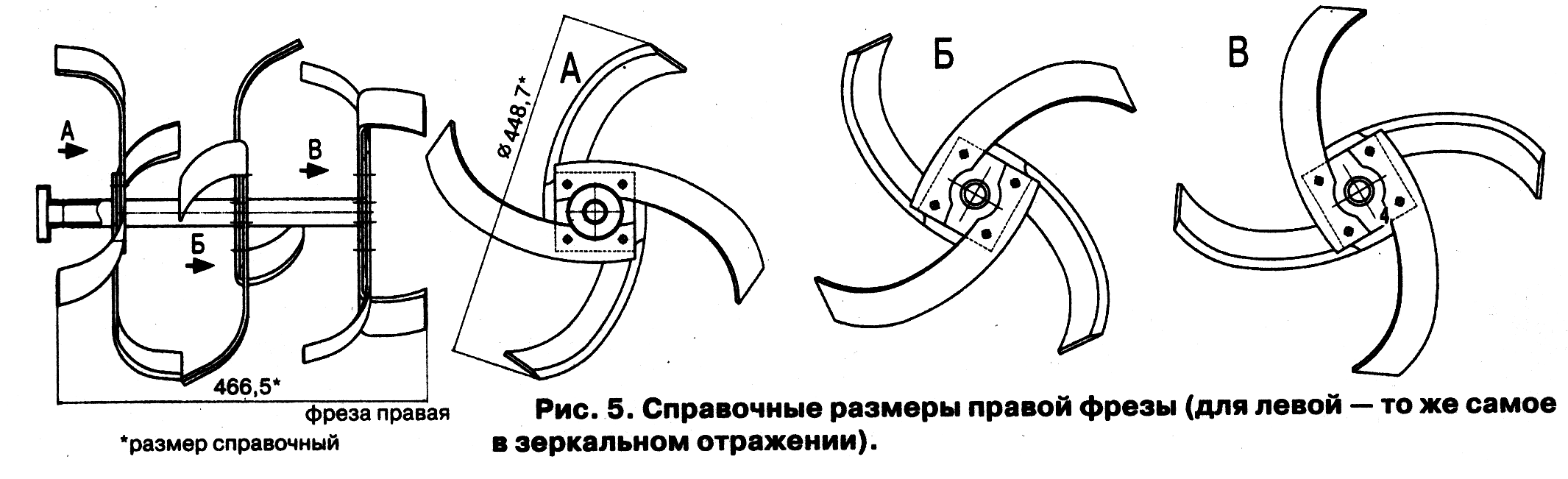 Как правильно собрать фрезы на мотоблок?