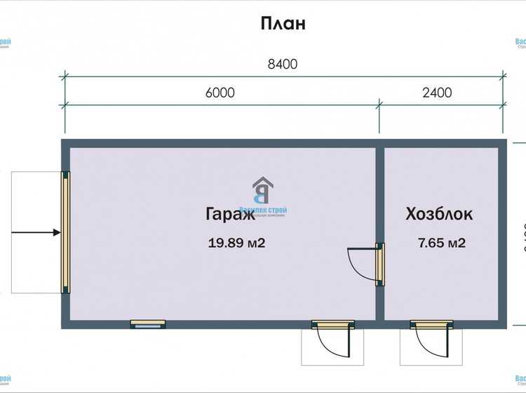 Топ-10 проектов гаражей на 2 машины