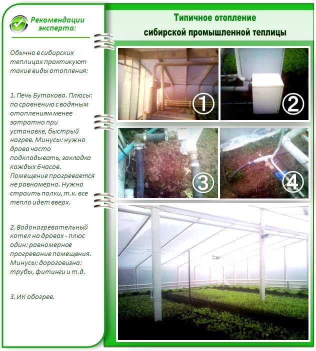 Отопление теплицы необходимо, если планируется выращивать овощи в холодное время года  Какие могут быть самые лучшие проекты обогрева своими руками зимой и весной На что нужно обращать внимание при подборе отопительного оборудования