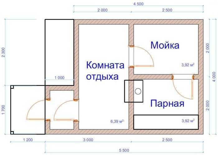 17+ этапов строительства бани 3х4 из бруса своими руками [+15 фото]